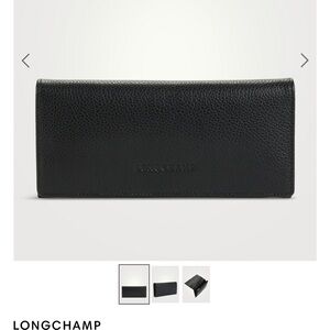 Longchamp Classic Black Card Holder